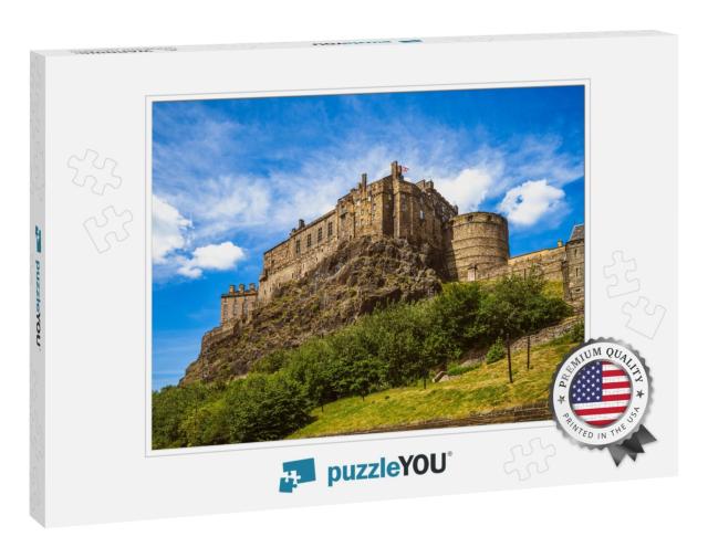 Edinburgh Castle in Edinburgh, Scotland, Up... Jigsaw Puzzle