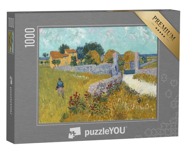 Puzzel 1000 stukjes „Boerderij in de Provence, Vincent van Gogh 1888“