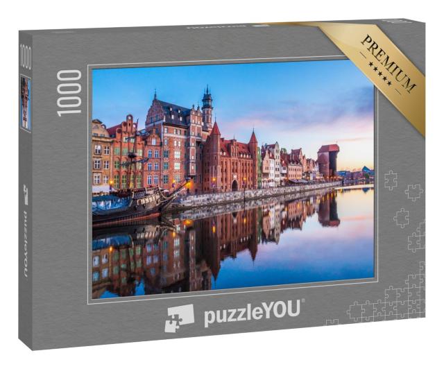 Puzzle 1000 Teile „Sonnenaufgang in Danzig, Polen“