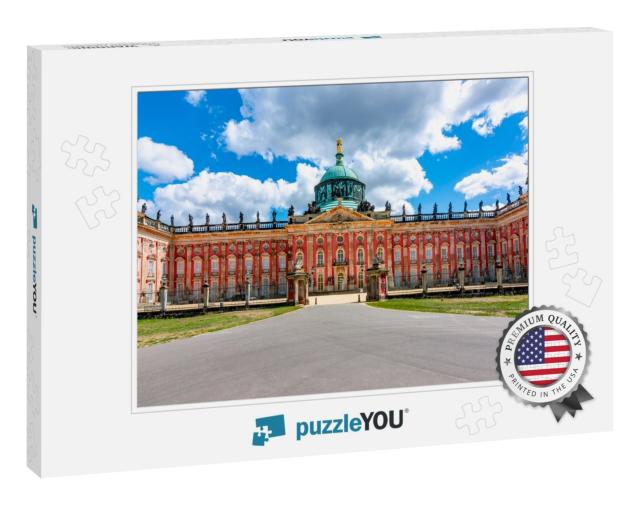 New Palace Neues Palais Facade in Potsdam, Germany... Jigsaw Puzzle