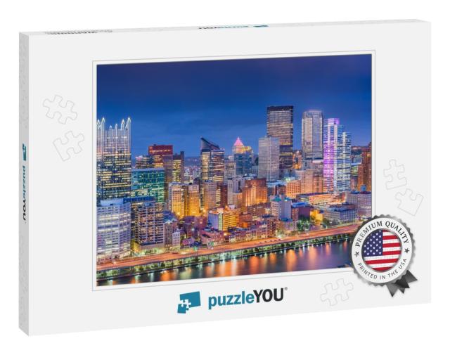 Pittsburgh, Pennsylvania, USA Skyline on the River... Jigsaw Puzzle