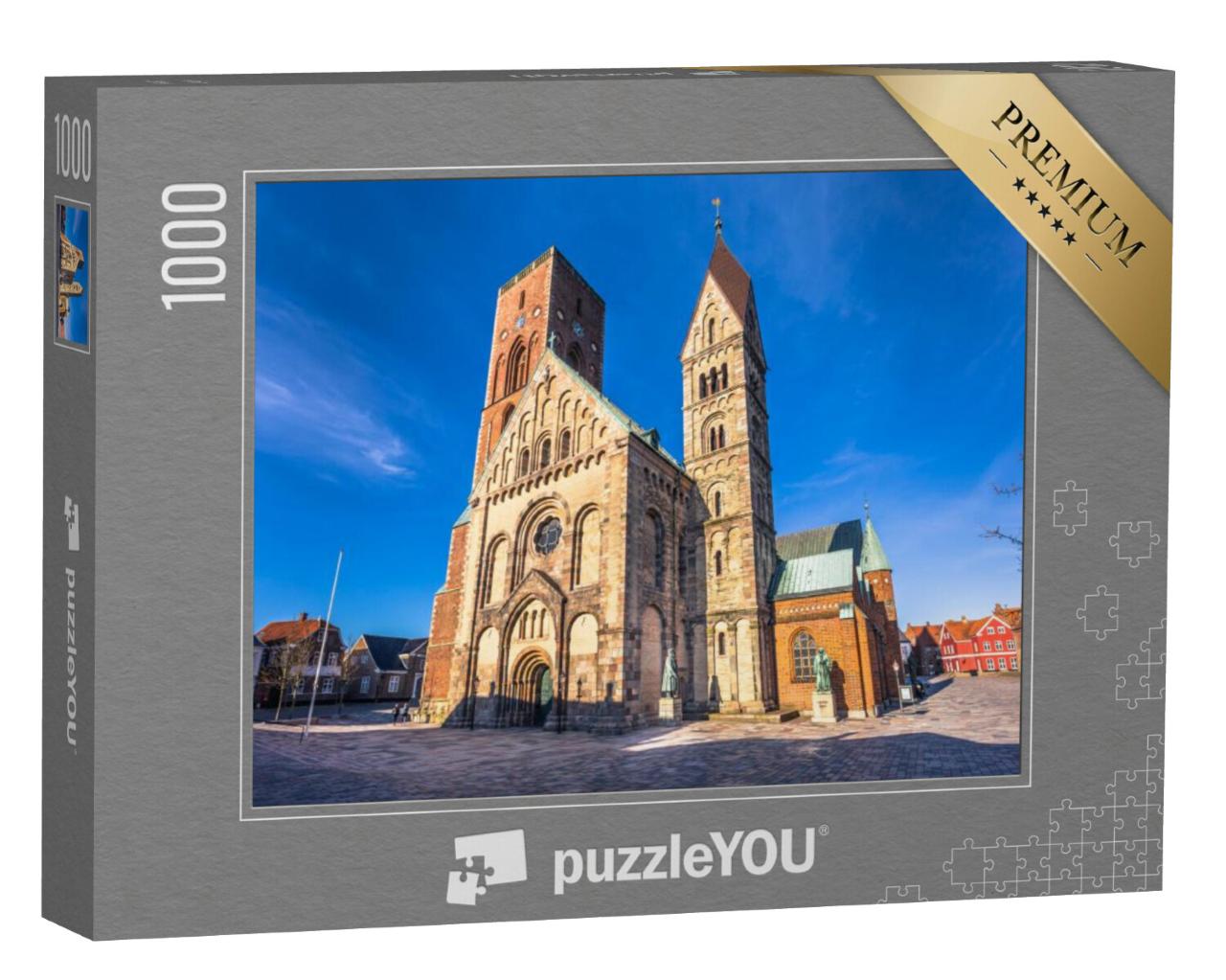 Puzzel 1000 stukjes „Kathedraal van Ribe in Denemarken“