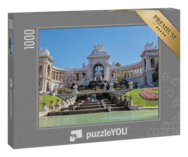 Puzzle 100 Teile „Palais Longchamp in Marseille, Frankreich“