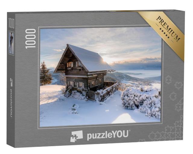 Puzzel 1000 stukjes „Winter zonsopgang“