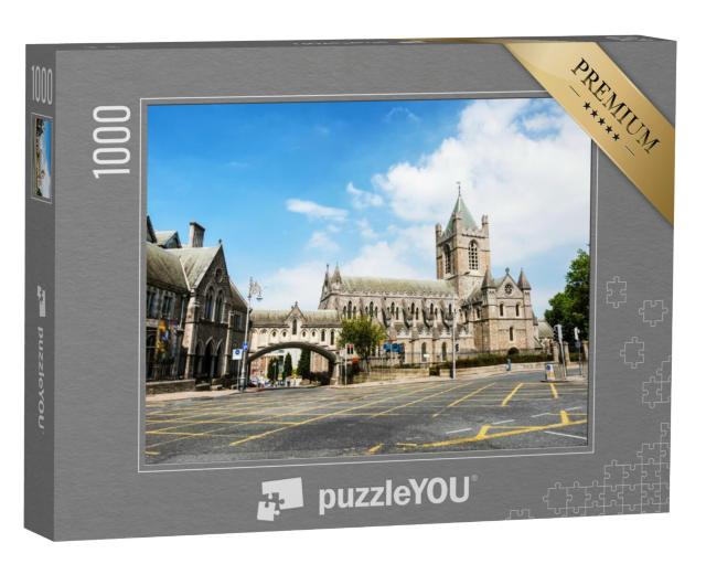 Puzzel 1000 stukjes „Oude Christ Church kathedraal in Dublin, Ierland“