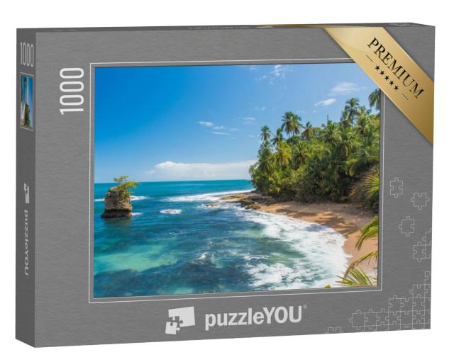 Puzzel 1000 stukjes „Caribisch strand van Manzanillo bij Puerto Viejo, Costa Rica“