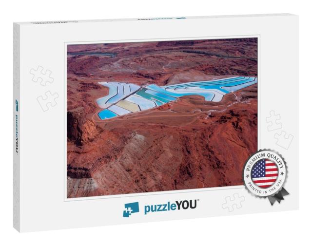 Potash Pond in Canyonlands National Park of Utah State in... Jigsaw Puzzle