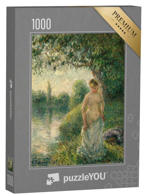 Puzzel 1000 stukjes „Camille Pissarro - De baadster“