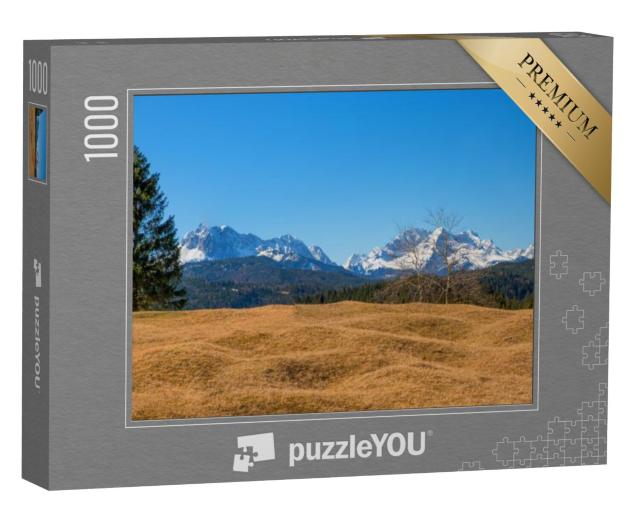 Puzzel 1000 stukjes „Bultweidelandschap bij Krun“