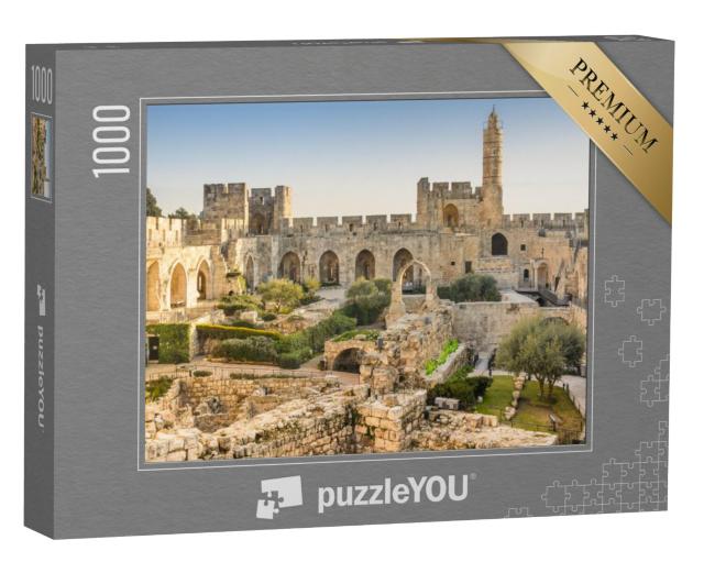 Puzzel 1000 stukjes „De Toren van David boven Jeruzalem“