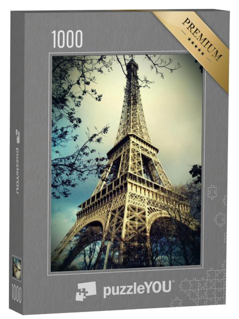 Puzzel 1000 stukjes „Eiffeltoren in Parijs, Frankrijk“