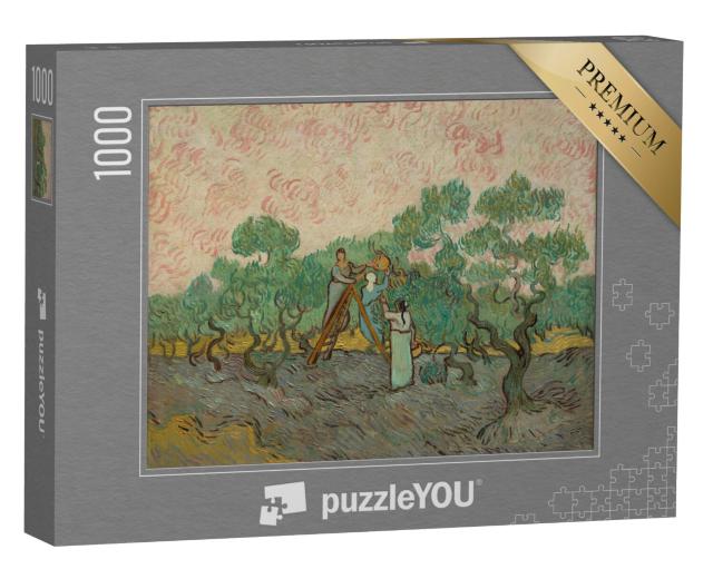 Puzzel 1000 stukjes „Vincent van Gogh - Vrouwen plukken olijven“