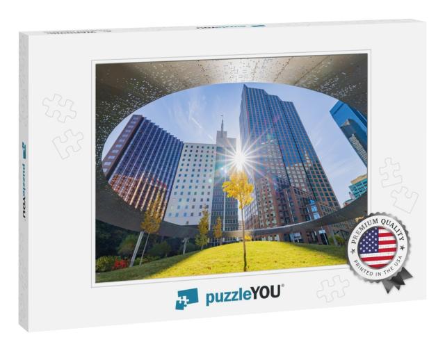 Morning View of the Cityscape At Dallas, Texas... Jigsaw Puzzle