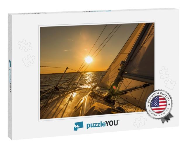 Sailing Boat on the Sunset... Jigsaw Puzzle