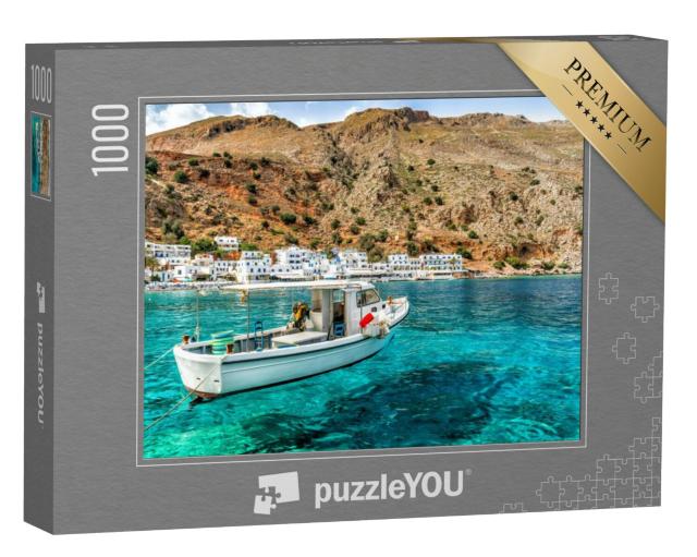 Puzzel 1000 stukjes „Griekenland, Kreta, Loutro“