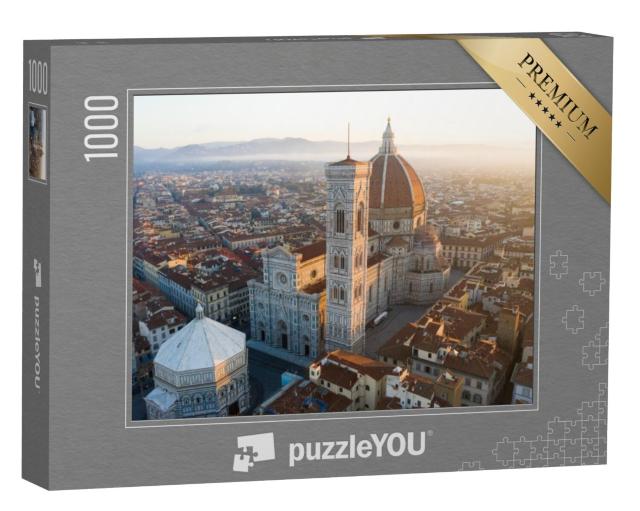 Puzzel 1000 stukjes „Kathedraal van Florence in het centrum van de oude stad“