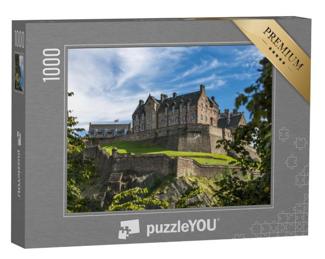 Puzzel 1000 stukjes „Uitzicht op het kasteel van Edinburgh“