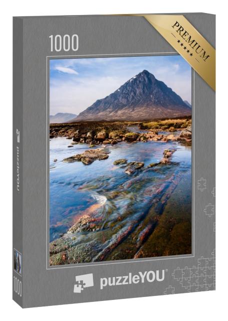 Puzzle 1000 Teile „Moor im schottischen Hochland, Glencoe, Schottland“