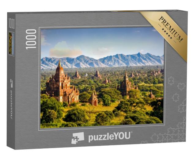 Puzzel 1000 stukjes „Pagodes en tempels van Bagan in Myanmar“