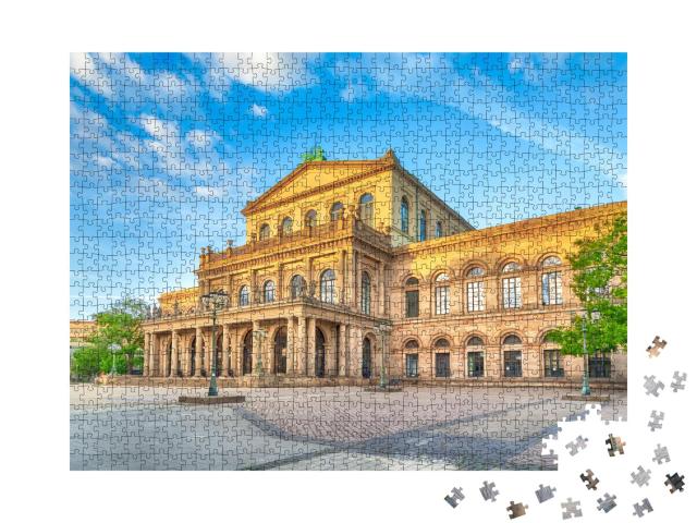 Puzzle 1000 Teile „Staatsoper Hannover, Niedersachsen, Deutschland“