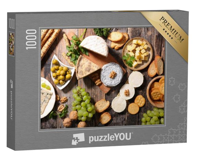 Puzzel 1000 stukjes „Gemengde kaas“