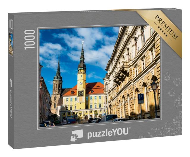 Puzzle 1000 Teile „Wunderschönes Rathaus der Stadt Bautzen, Deutschland“
