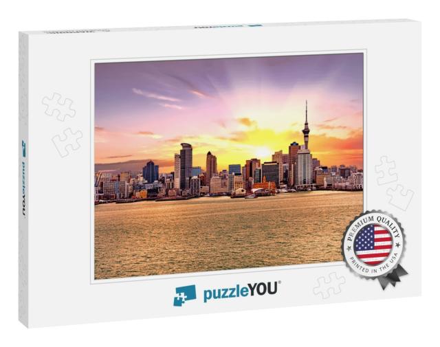Skyline Photo of the Biggest City in the New Zealand, Auc... Jigsaw Puzzle