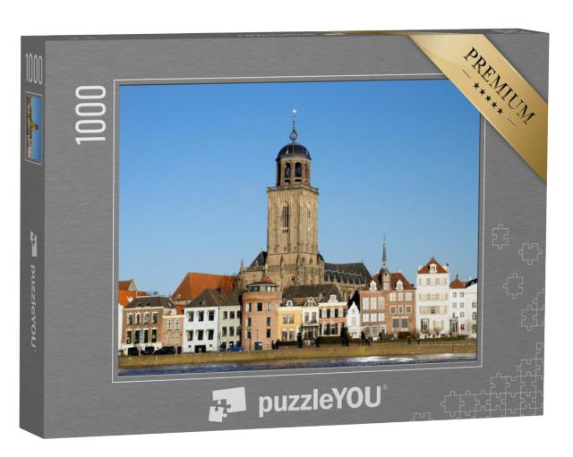 Puzzel 1000 stukjes „Panoramisch uitzicht vanuit Deventer, Nederland“