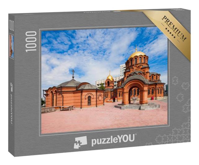 Puzzle 1000 Teile „Alexander-Newski-Kathedrale, Nowosibirsk, Russland“
