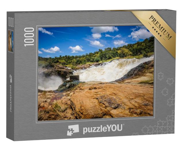 Puzzel 1000 stukjes „Foto van natuur en dieren in Murchison Falls Park, Oeganda, Afrika“