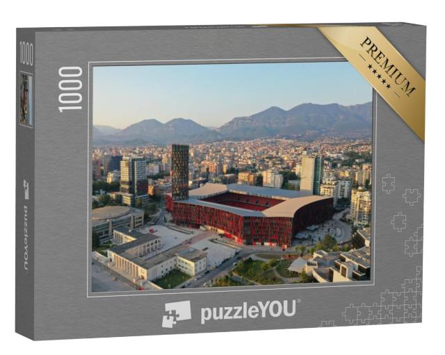 Puzzel 1000 stukjes „Air Albania Stadion in Tirana“