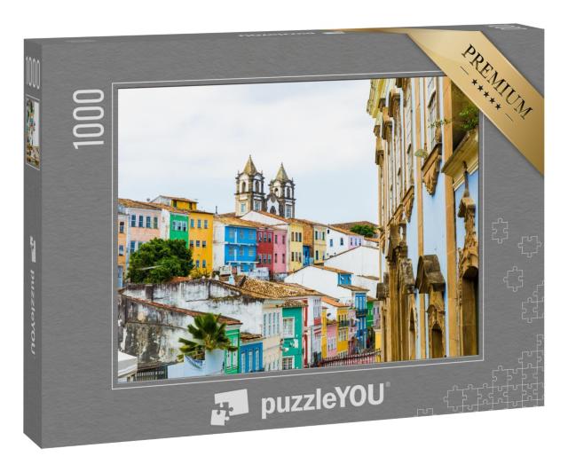 Puzzle 1000 Teile „Altstadt von Salvador, Bahia, Brasilien“