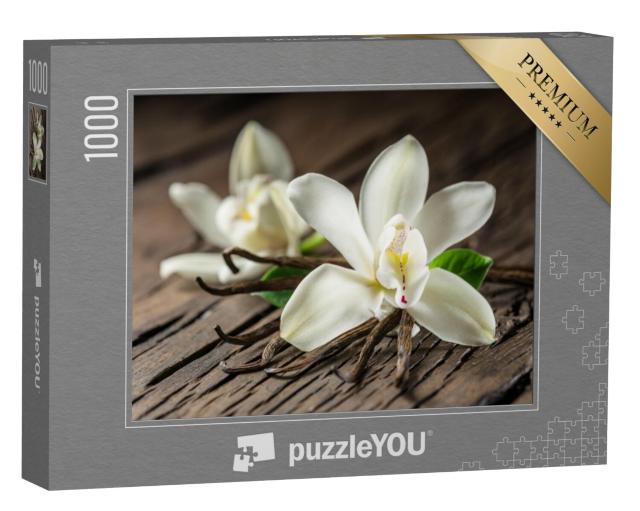 Puzzel 1000 stukjes „Vanille orchidee“