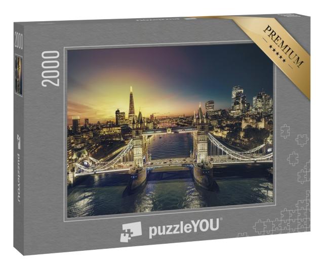 Puzzle 2000 Teile „Sonnenuntergang in London“