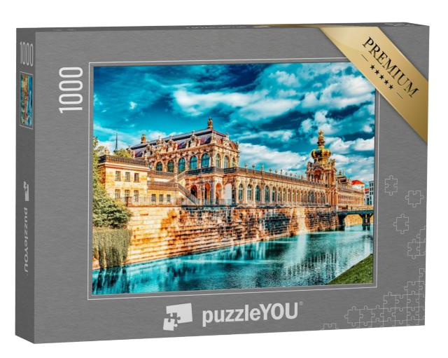 Puzzel 1000 stukjes „Dresden Zwinger, Saksen, Duitsland“