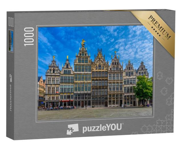 Puzzel 1000 stukjes „De historische Grote Markt in Antwerpen, België“