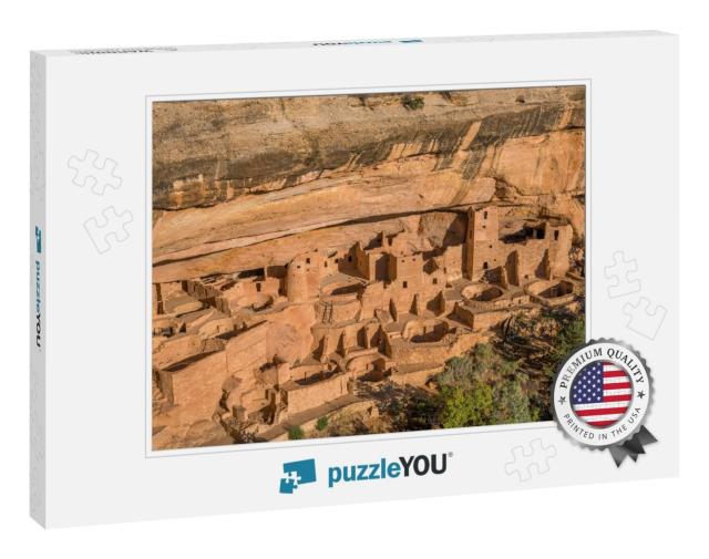 Usa, Colorado. Mesa Verde National Park. Cliff Palace, th... Jigsaw Puzzle
