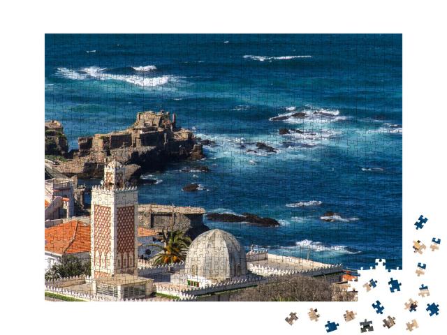 Puzzle 1000 Teile „Algier, Hauptstadt Algeriens an der Mittelmeerküste“