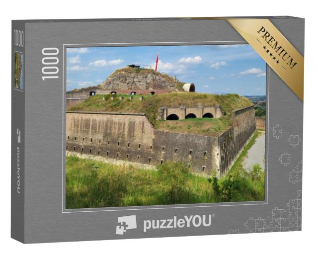 Puzzel 1000 stukjes „Fort Saint Pierre bij zonsondergang in Maastricht“