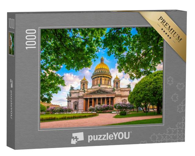 Puzzel 1000 stukjes „Zomer boven Sint-Petersburg en zijn musea, Rusland“