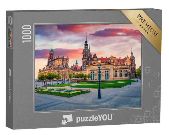 Puzzel 1000 stukjes „Kiespaleis Dresden, Duitsland“