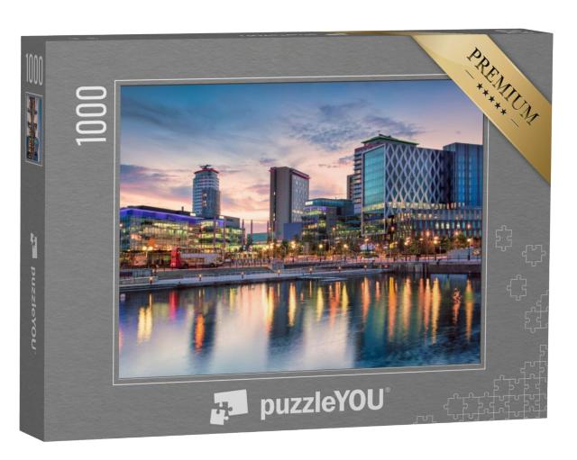 Puzzel 1000 stukjes „Media City in Salford Quays, Manchester“