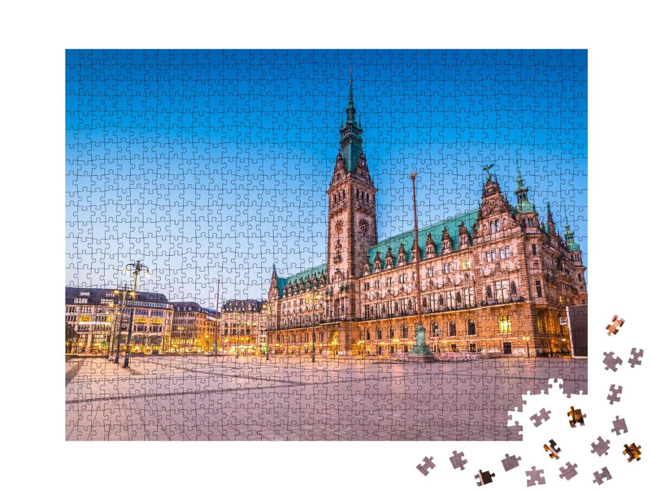 Puzzle 1000 Teile „Hamburg, Deutschland“