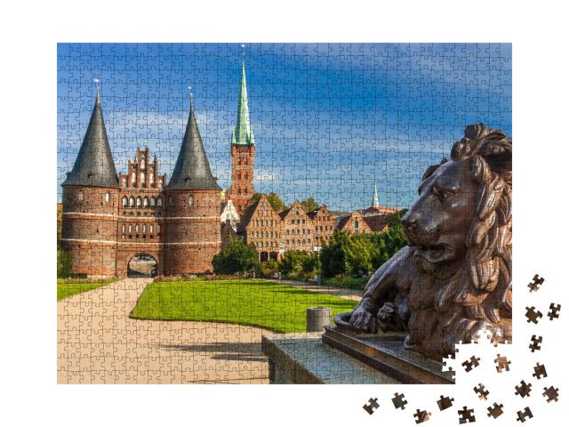 Puzzle 1000 Teile „Hansestadt Lübeck“