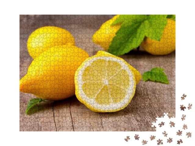 Puzzle 1000 Teile „Frische Zitronen“