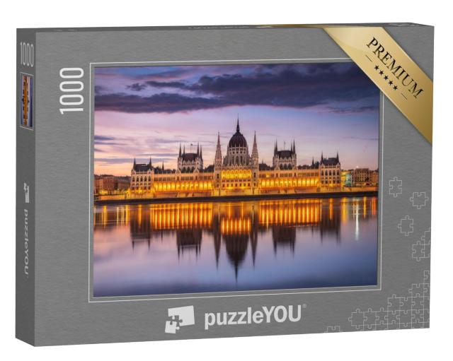 Puzzel 1000 stukjes „Hongaars parlement, Boedapest, Hongarije“