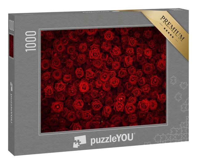 Puzzle 1000 Teile „Rote Rosen“