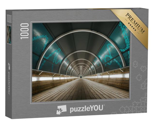 Puzzel 1000 stukjes „De beroemde Kijkbuisbrug in Hilversum, Nederland“