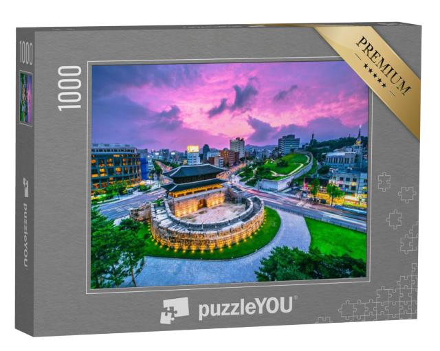 Puzzel 1000 stukjes „De Dongdaemun Gate in Seoul, Zuid-Korea“