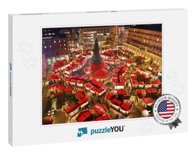 Cologne Cathedral Christmas Market. Most Famous Christmas... Jigsaw Puzzle